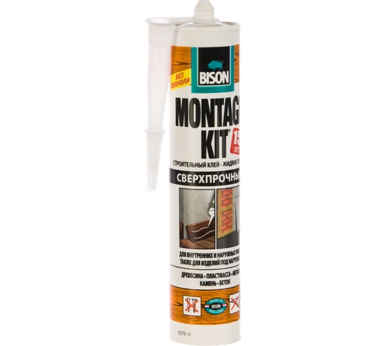 Клей BISON MONTAGEKIT SUPER STRENGTH CRT 350G 6304336