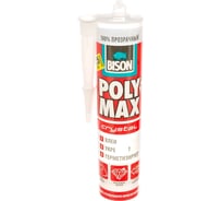 Монтажный клей BISON POLY MAX CRYSTAL CRT 300G 6308552
