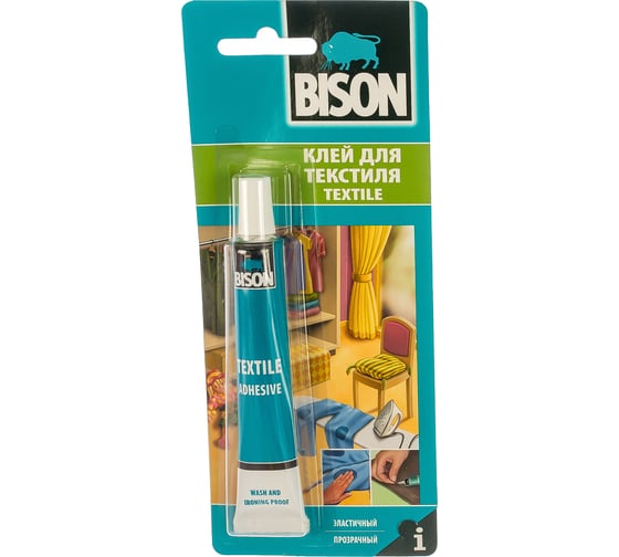 Клей BISON TEXTILE ADHESIVE CRD 25ML 6307216