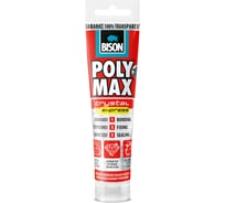 Клей-герметик BISON POLY MAX CRYSTAL EXPRESS TUB 115G 6300557