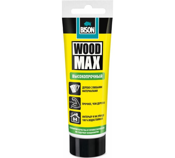 Клей BISON WOOD MAX TUB 100G 6312868