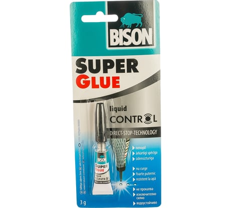 Клей BISON SUPER GLUE CONTROL CRD 3G 6311790
