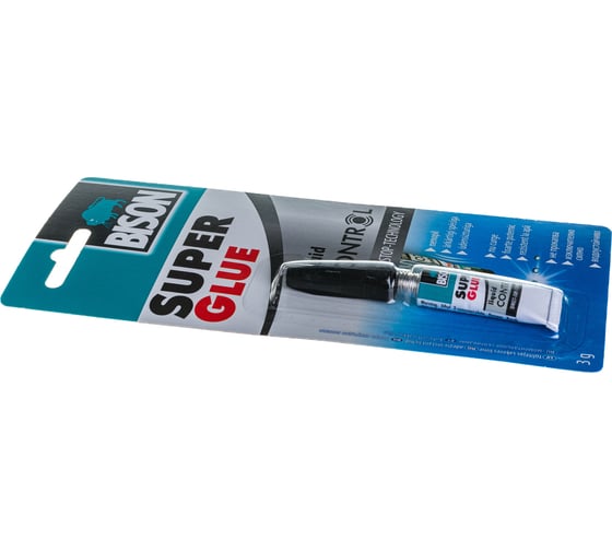 Клей BISON SUPER GLUE CONTROL CRD 3G 6311790