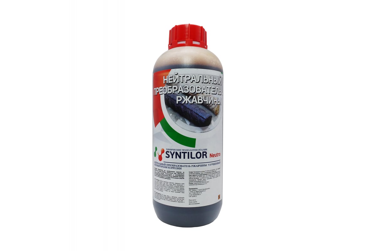 Нейтральный преобразователь ржавчины Syntilor Neutro 1 кг 1092 ...