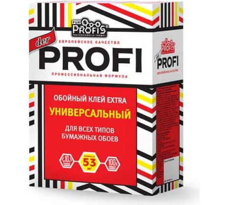 Обойный клей FUR PROFIS PROFESSIONELLE FORMEL der profi extra универсальный, 0.2 кг 26980