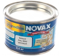 Грунт-эмаль Goodhim NOVAX 3в1 novax белый RAL 9003, матовая, 0,4 кг 10588