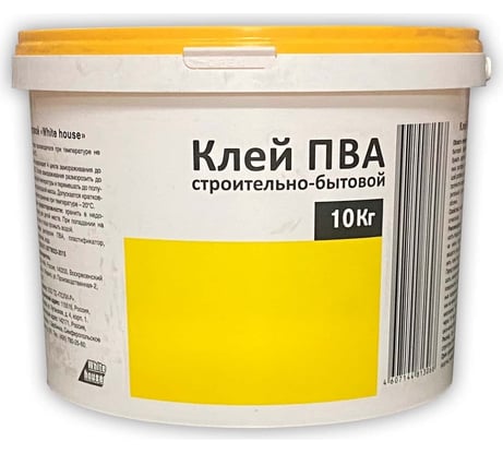 Клей ПВА White House строительно-бытовой, 10 кг 14686