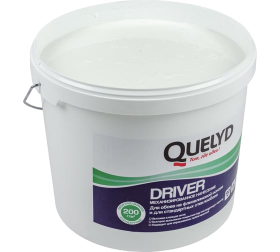 Клей для стеклохолста и стеклообоев QUELYD DRIVER 18 кг 50125902