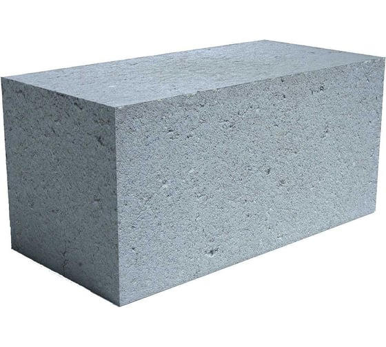 Пескобетонный блок ЯЗСМ полнотелый, 390x190x188 мм 4640013520841