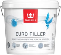 Влагостойкая шпатлевка Tikkurila EURO FILLER 5 л 700012220