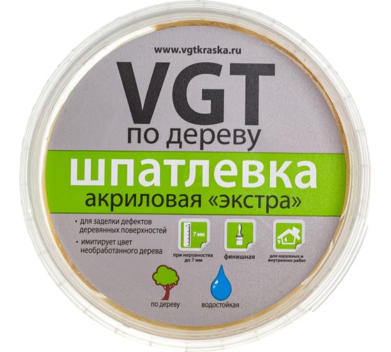 Шпаклевка по дереву Экстра Сосна 0,3 кг VGT 11594803