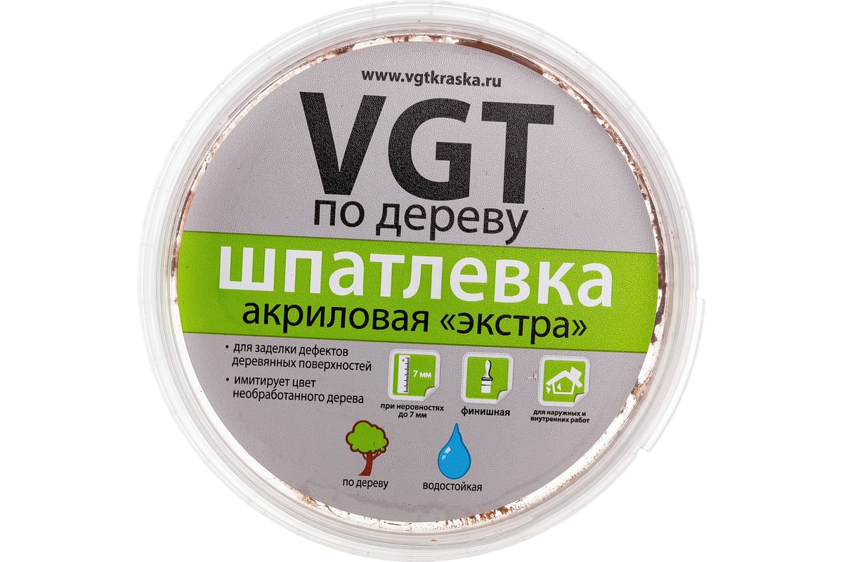 Шпаклевка по дереву Экстра Махагон 0,3 кг VGT 11594802 - выгодная цена ...