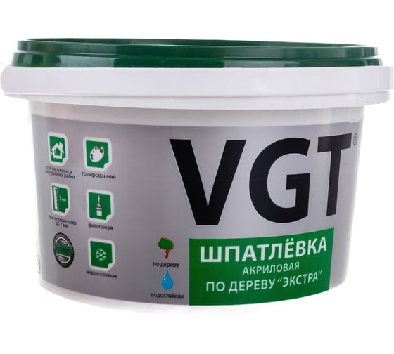 Шпаклевка по дереву Экстра Бук 1 кг 1/18 VGT 3158 1
