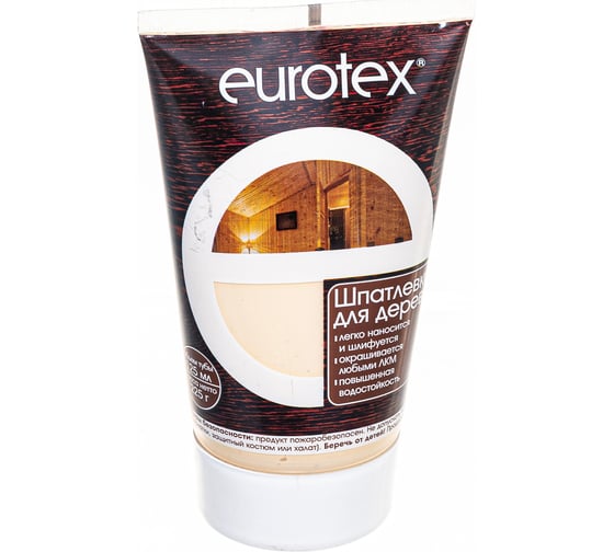 ШПАТЛЕВКА ПО ДЕРЕВУ Eurotex СОСНА 0,225 КГ 17745