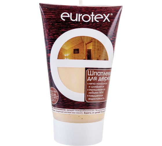 ШПАТЛЕВКА ПО ДЕРЕВУ Eurotex БЕРЕЗА 0,225 КГ 17746 1