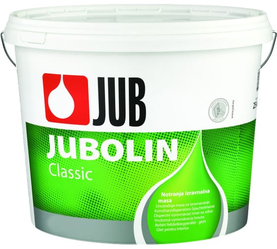 Шпатлевка для внутренних работ Jubolin 8 кг ведро 1/2/72 48270