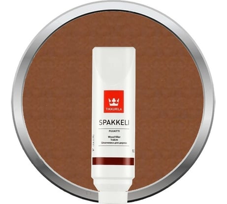 Водоразбавляемая шпатлевка  для дерева и паркета махагон 2210 0,5 л TIKKURILA SPAKKELI PUUKITTI 722100005