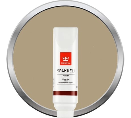 Водоразбавляемая шпатлевка для дерева и паркета дуб 2205 0,5 л TIKKURILA SPAKKELI PUUKITTI 722050005