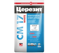 Плиточный клей для мозаики и мрамора Церезит Cm17 white/5кг белый 2559566