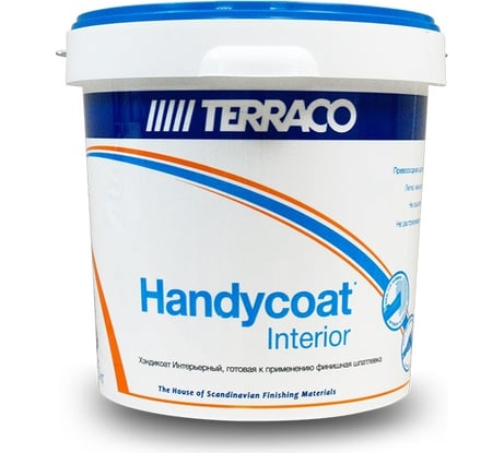 Шпатлевка финишная Handycoat Интерьерный 25 кг TERRACO 6311025