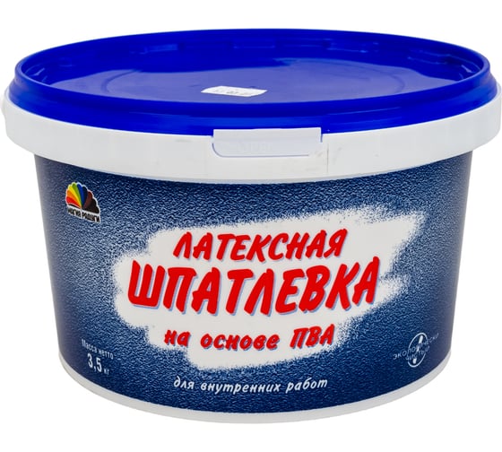 Шпатлевка латексная на основе ПВА 3.5 кг Магия Радуги 1 11940