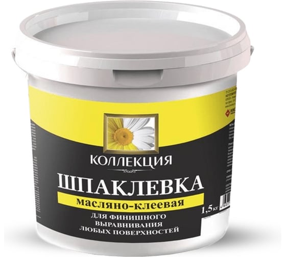 Шпаклевка масляно-клеевая КОЛЛЕКЦИЯ 1.5кг 01090