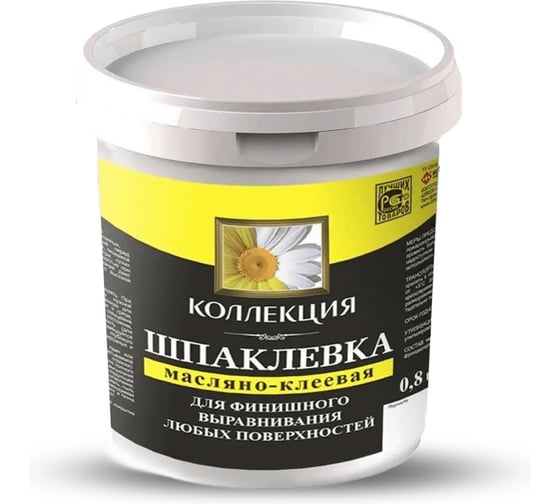 Шпаклевка масляно-клеевая КОЛЛЕКЦИЯ 0.8кг 01089
