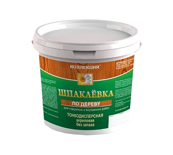 Шпаклевка по дереву КОЛЛЕКЦИЯ сосна 0.8кг 01140 1