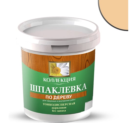 Шпаклевка по дереву КОЛЛЕКЦИЯ сосна 0.8кг 01140