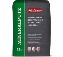 Штукатурка минеральная Mineralputz R 30 (25 кг; зерно 3 мм) Holzer 3998