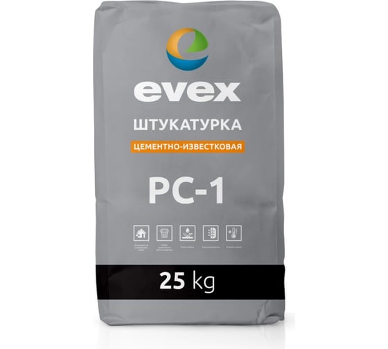 Штукатурка Evex PC-1 25 кг 3615