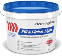 Шпатлевка финишная облегченная FILL&FINISH LIGHT 10 л DANOGIPS 660396