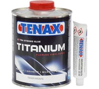 Полиэфирный клей Tenax Titanium Liquido прозрачный, 0.125 л 039.210.6264