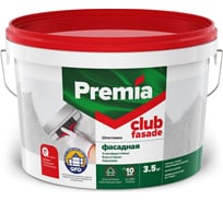 Шпатлевка фасадная PREMIA CLUB 3.5 кг PREMIA О03943