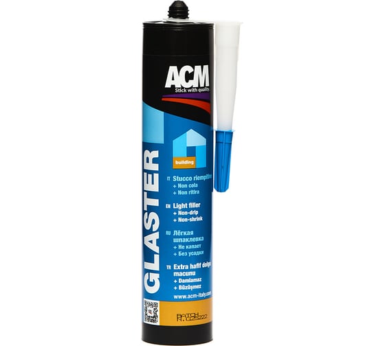 Суперлегкая шпатлёвка ACM GLASTER 300 мл 30030