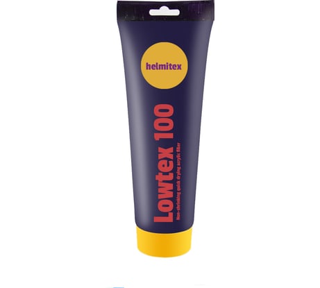 Низкоусадочная полимерная паста шпатлёвка Lowtex Helmitex, туба 400 мл (520 г) 6429830025016