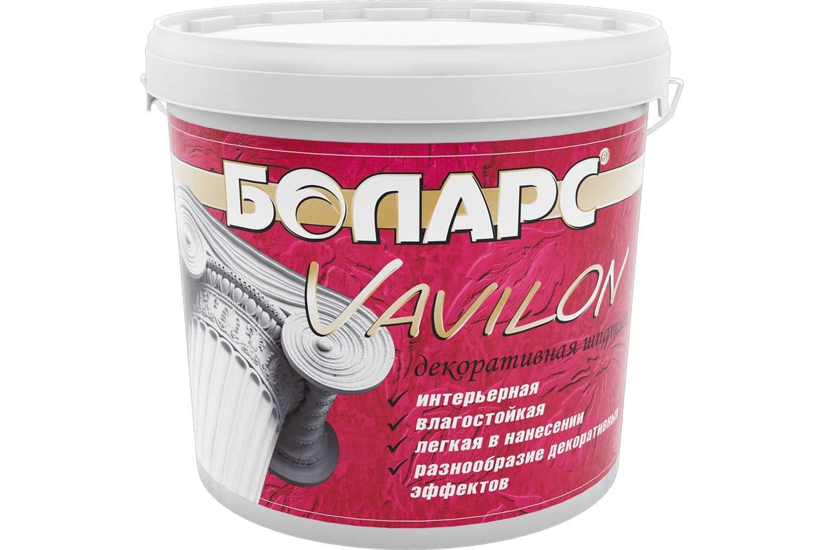 Декоративная шпатлевка БОЛАРС VAVILON 2100 15 кг 00000006996 - выгодная ...