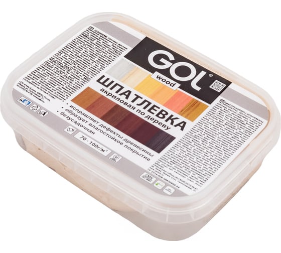 Шпатлевка акриловая по дереву МАСТЕР GOL Wd.250.060 (0.15 кг; бук) Palizh 11605692