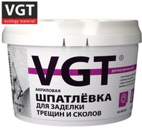 Шпатлевка акриловая для заделки трещин и сколов для внутренних работ 1 кг VGT 25550 11607362