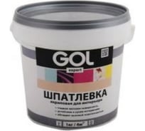 Шпатлевка акриловая Expert GOL Интерьерная 1.5 кг Palizh 11605718