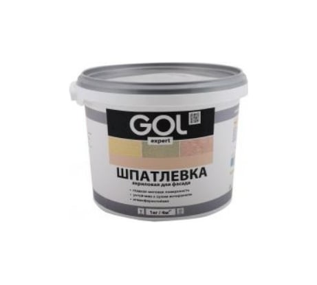 Шпатлевка акриловая Expert GOL Фасадная 4.5 кг Palizh 11605976