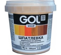 Шпатлевка акриловая по дереву МАСТЕР GOL Wd.250.06 (0.65 кг; бук) Palizh 11605775