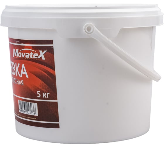 Шпаклевка латексная (5 кг; супербелая) Movatex Т05875