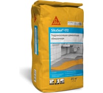 Однокомпонентная цементная обмазочная гидроизоляция (жесткая) SIKA Seal-172 мешок 25 кг 535369