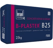 Штукатурный ремонтный состав для бетона Бергауф B-PLASTER B 25, 25 кг 1111233