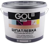 Шпатлевка ИНТЕРЬЕРНАЯ акриловая GOLexpert  expК1-15  15кг PALIZH 11605817