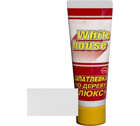 Шпатлевка White House по дереву (белая; 0.45 кг) 12850