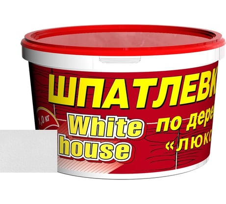 Шпатлевка White House по дереву (белая; 1 кг) 12857