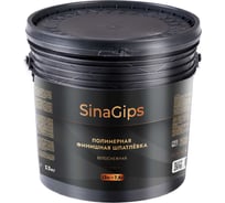 Полимерная фишишная шпатлевка Sinara SinaGips белоснежная SP 077