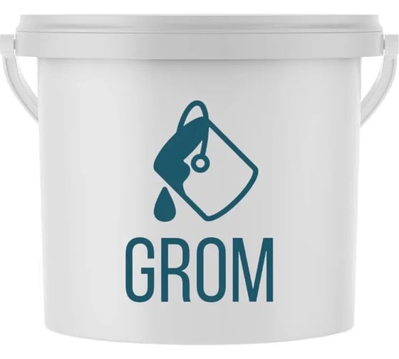 Ремонтный состав быстротвердеющий сверхпрочный Grom полимербетон 1., цвет шаровый, 1 кг 63398 1